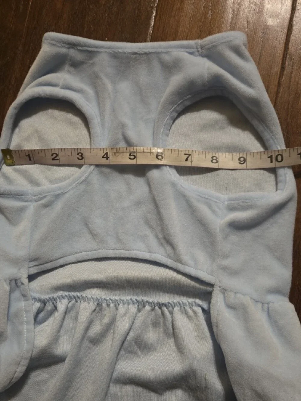 Juicy Couture Light Blue Rhinestone Logo Dog Dress